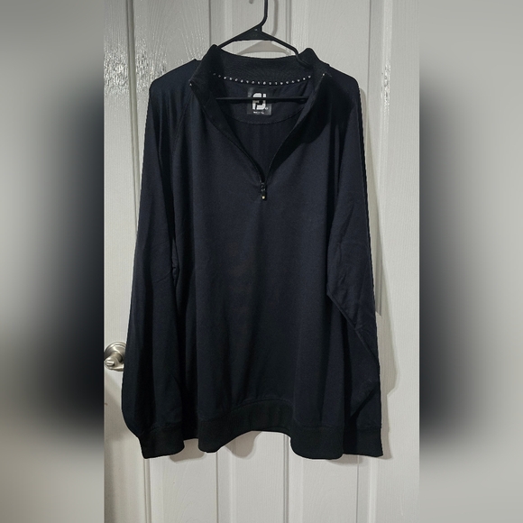 FootJoy Black Men's Sweatshirt - Picture 3 of 5